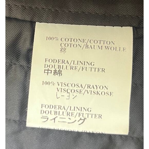 Costume National Italy Brown Cotton Quilted size 44EU Coat Winter Gilmore Girls - Picture 10 of 15